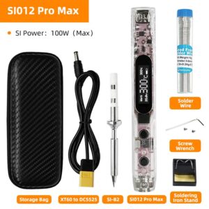 SI012 Pro Max Portable OLED Soldering Iron 100w